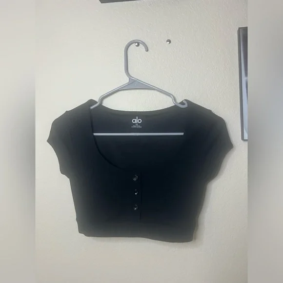 Alo yoga blissful Henley bra top - Picture 4 of 5